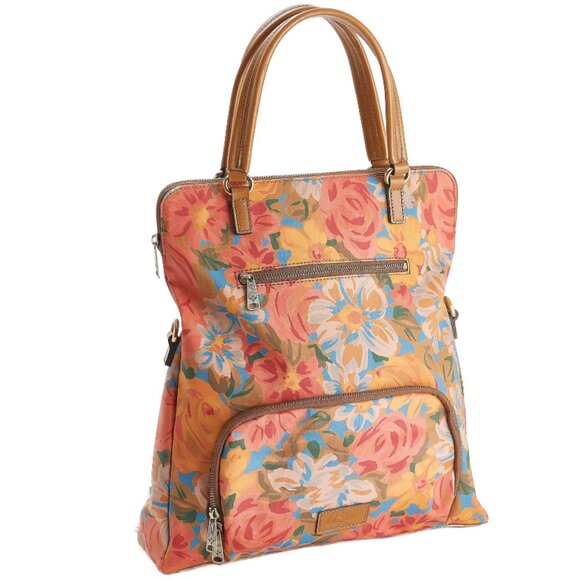 Patricia Nash Coated Canvas Trapani Convertible Backpack Bag  0189 - Picture 1 of 1